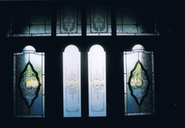 Frosted and leaded