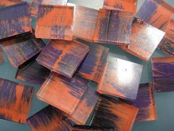 MONET Leopard Lily Glass Tiles