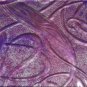 Violaceous Mosaic Glass