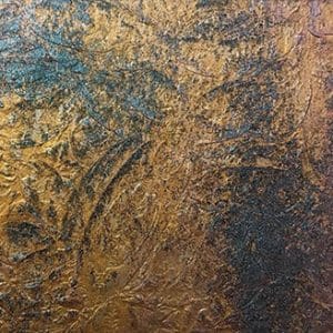 Gold with Purple & Teal Shimmer Monet Glass