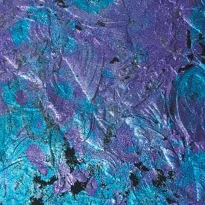 Indigo Shimmer Monet Glass
