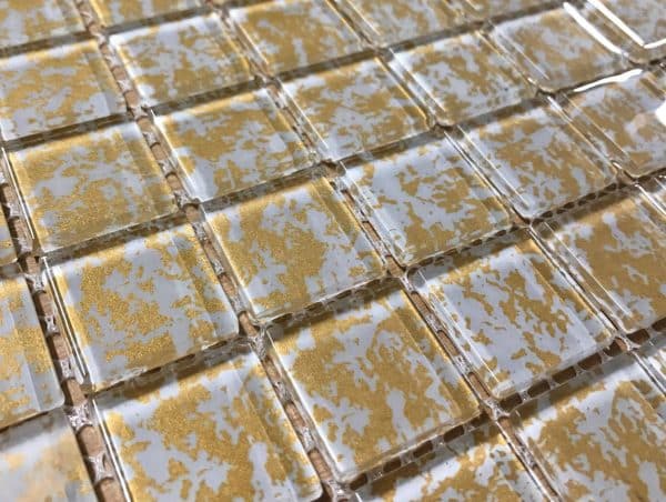 Harvest Gold Glass Tiles