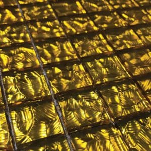 Razzle Dazzle Gold Glass Mirror Tiles