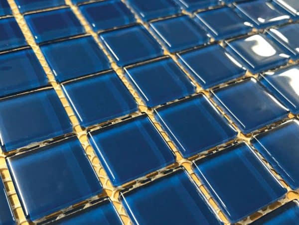 Admiral Blue Glass Tiles