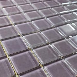 Lilac Glass Tiles