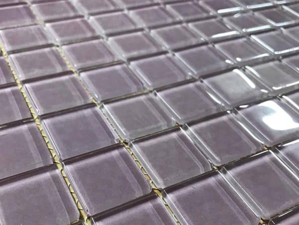 Lilac Glass Tiles