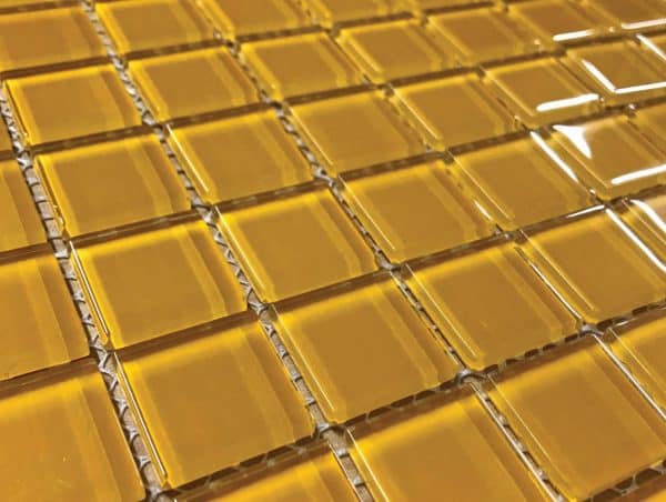 Tangerine Dream Glass Tiles