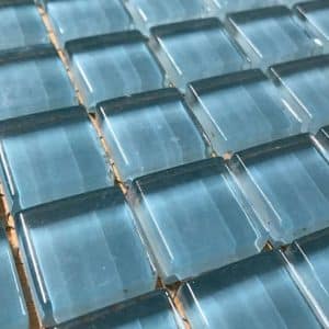 Baby Blue Glass Tiles