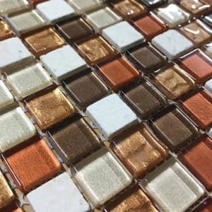 Gold Champagne Glass Tiles