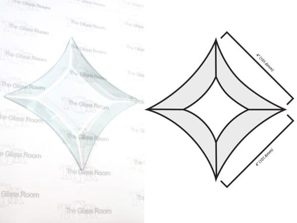 Star Bevel - 4"x4" (101.6x101.6mm)